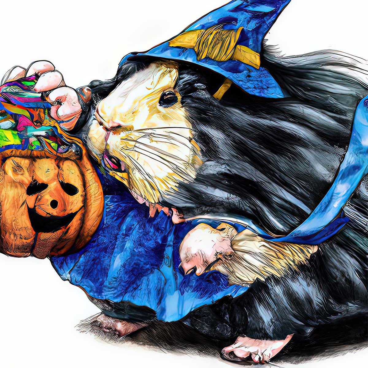 Guinea pig halloween Illustration from CavyArt