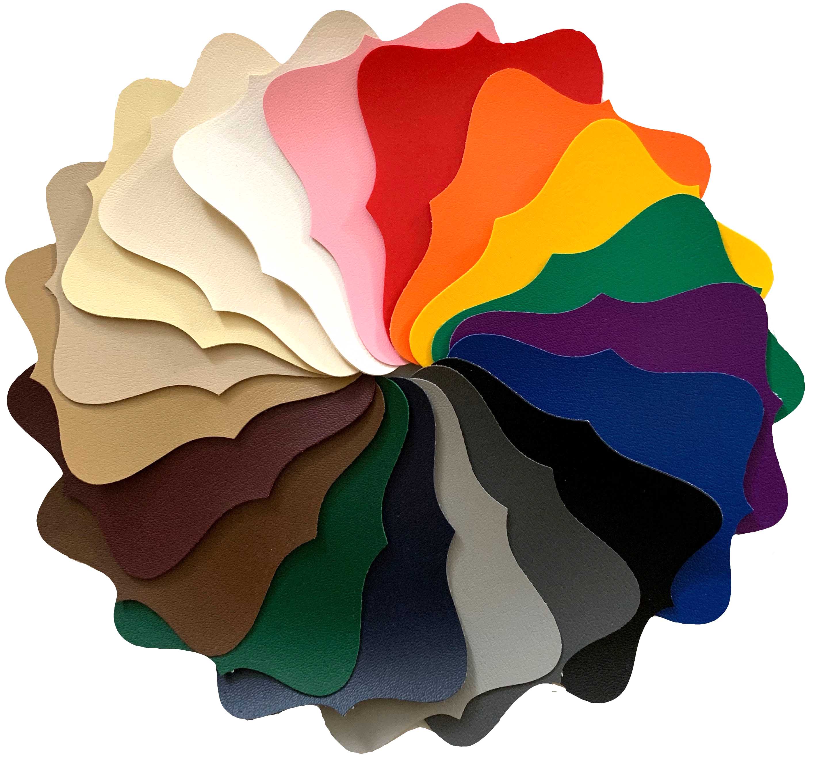 Vinyl fabric colors