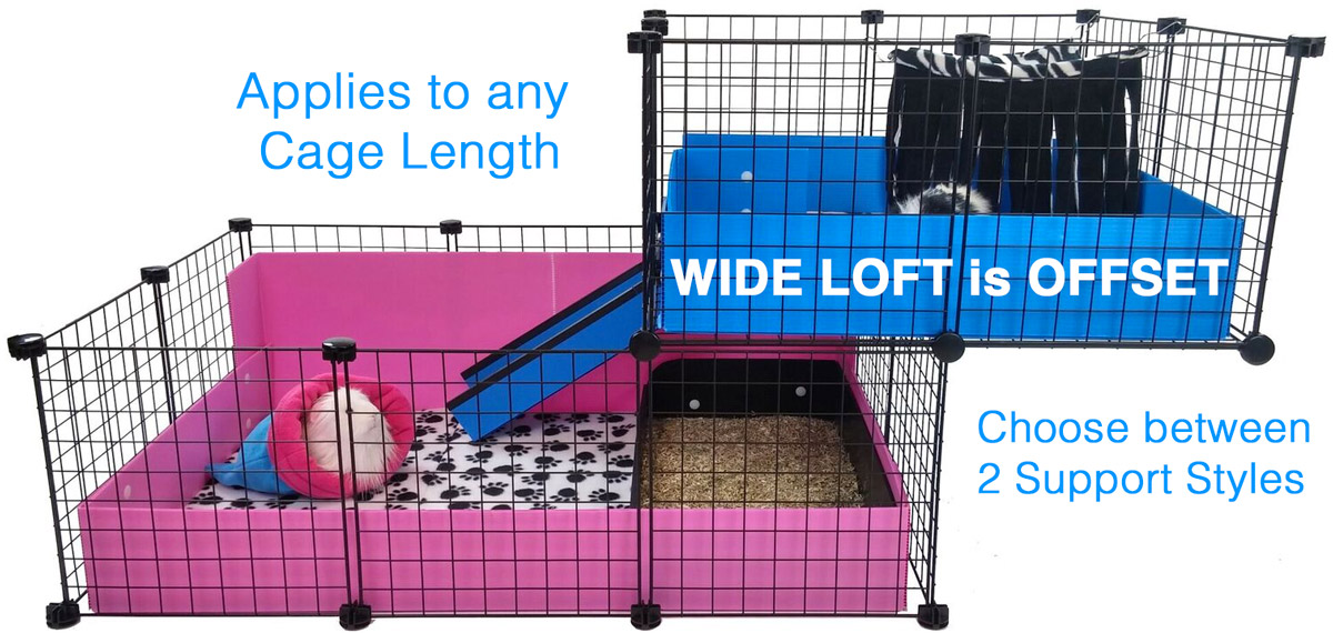 Narrow Loop  Narrow Loft Cage Liners 1x2 Solid Single actual 14\u201d x 28\u201d or Double Ramp  C/&C  or Cagetopia Brand  Double Sewn w-Uhaul