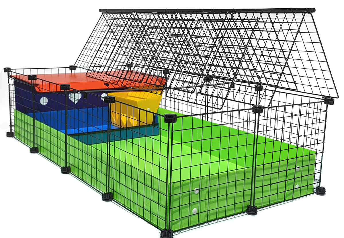 CAGETOPIA C&amp;C STARTER KIT - LARGE 2X4 COVERED for guinea pigs