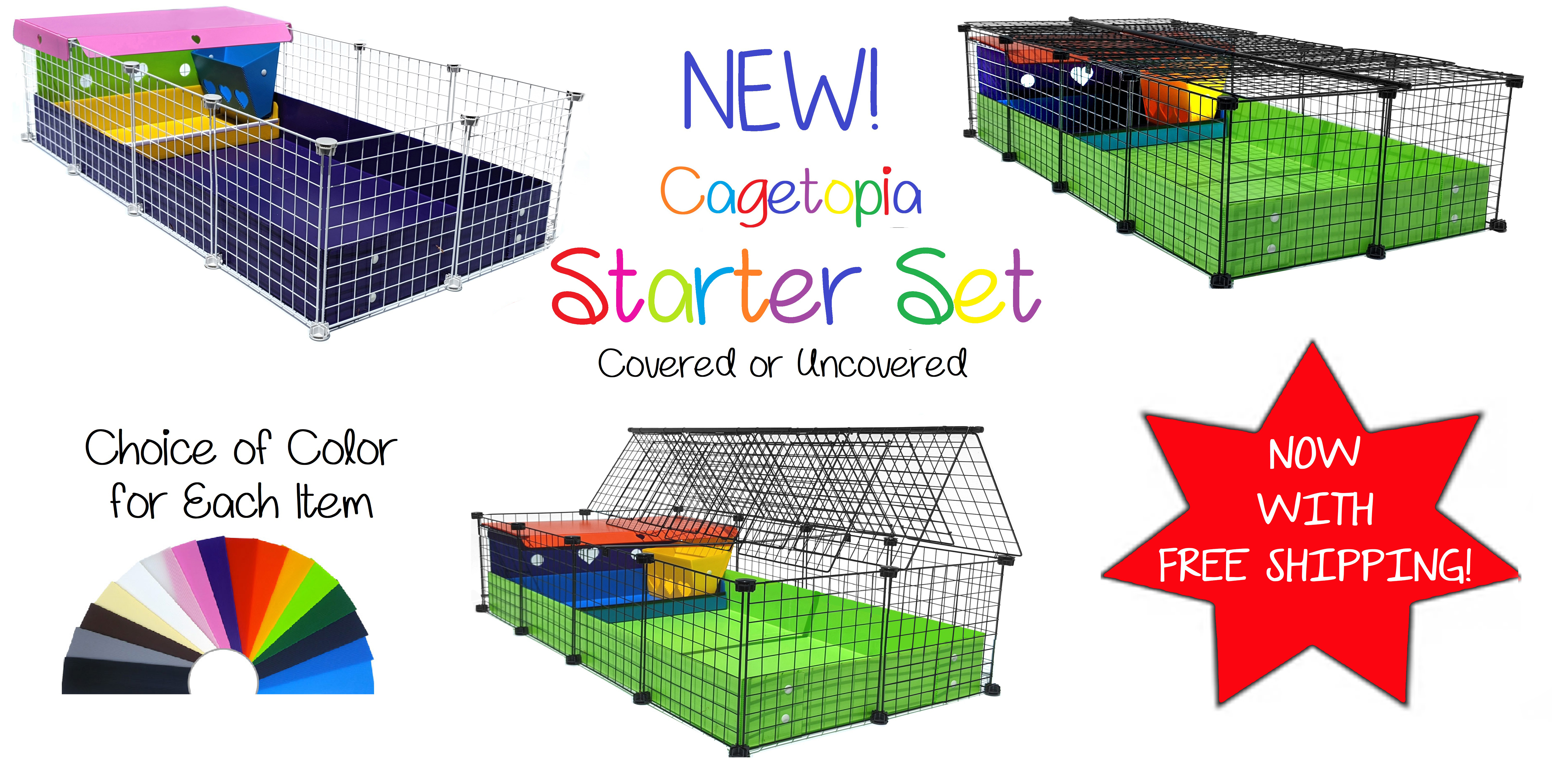 Cagetopia C&C Cage Starter Kits