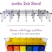 Cage stand jumbo 2x6 for C&C Cagetopia Guinea Pig Cages