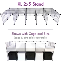 Cage stand XL 2x5 for C&C Cagetopia Guinea Pig Cages