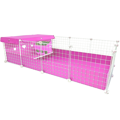 Cage Starter Kit - 2x4 Grids in Pink-White 