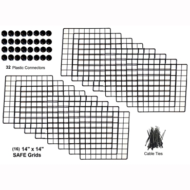 Cagetopia Jumbo grid pack for a 2x6 grid C&C guinea pig cage
