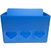 Hearty Hay Buffet - angled hay container in blue