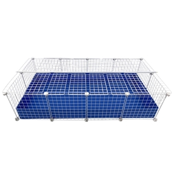 Large (2x4 Grids) Covered Single-level Cagetopia C&C Guinea Pig Cage