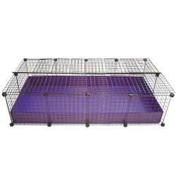 2x4 grid, large C&C Cagetopia guinea pig cage