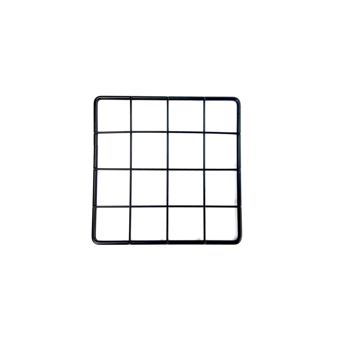 Mini Grid Black, 4 holes x 4 holes, 6 3/8" x 6 3/8"