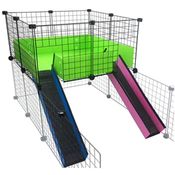 Roomie Zoomie Wide Loft Loop - 2 ramps for Cagetopia C&C Cages
