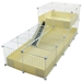 Cagetopia XL Cage with a Wide Loft, Covered